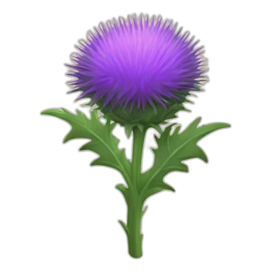 Thistle sticker