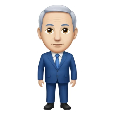 benjamin netanyahu full heightс sticker