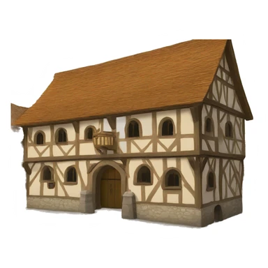medieval town hall sticker