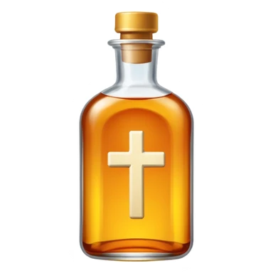 medicine syrup and (cross negative sign above these) sticker