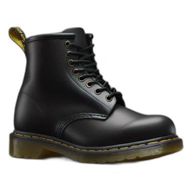 Dr marten’s shoes black sticker
