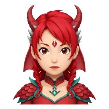 Anime She/Them  DragongirlRed sticker
