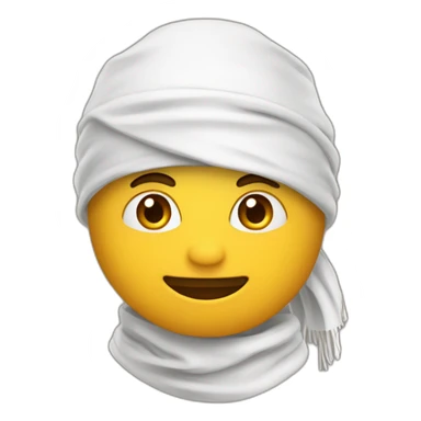 Un gars blanc avec un bandana marron clair,cheveu marron sticker