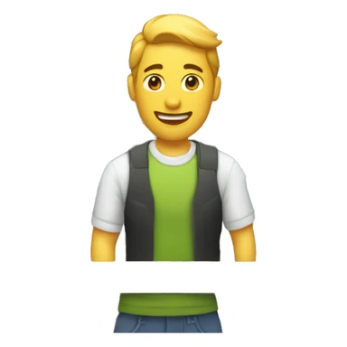 Trabajadores en una tienda de venta de telefonos sticker