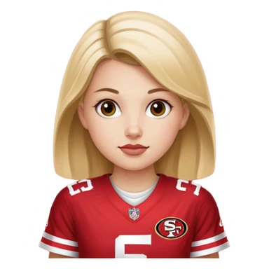 49ers girl sticker