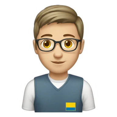 Ukrainian  student sticker