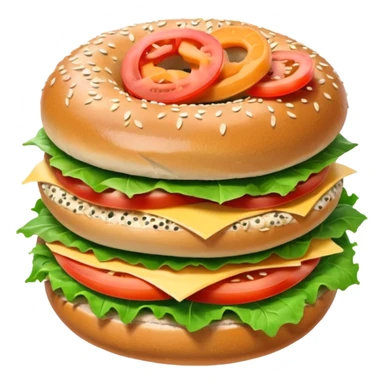 no no i want the Bagel Sandwich in 5–20° gentle bird’s-eye angle

with bun abit on side not on top  sticker