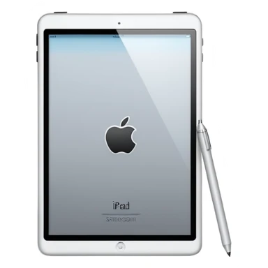 ipad and apple pen sticker
