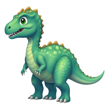 light blue 공룡 sticker