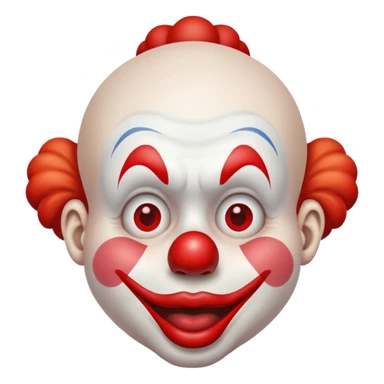 Sucking clown sticker