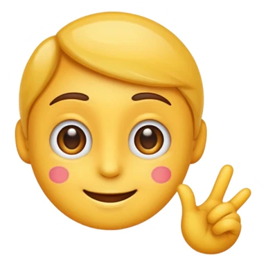 emoji representing 'Okay', neutral slightly smiling face, vibrant colors sticker