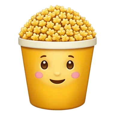 Golden Popcorn. sticker