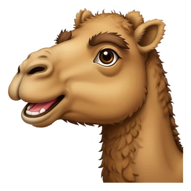 Camel waving hello sticker