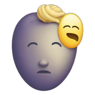 Cœur sur tête sticker