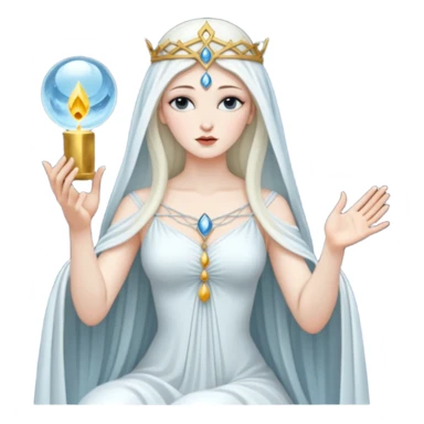 The hight Priestess Tarot card sticker