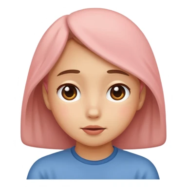 person being shy sticker