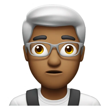 verizon rep with sad face sticker