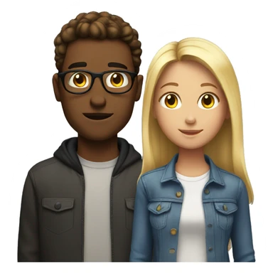 grown up standing behind teenager sticker