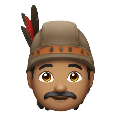 Bateador indigena sticker