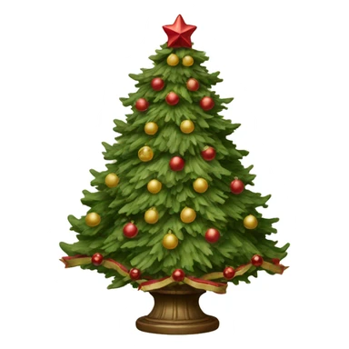 Victorian Christmas tree  sticker
