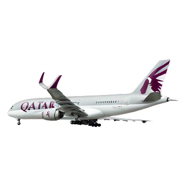 Qatar Airways air plane sticker