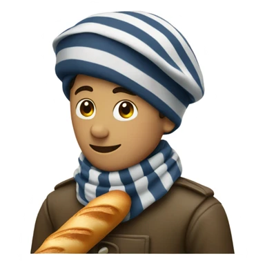 Stereotypical french person sticker