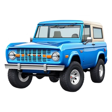 Ford Bronco - Ford (Model Year: 2021) (Iconic colour: Blue) sticker