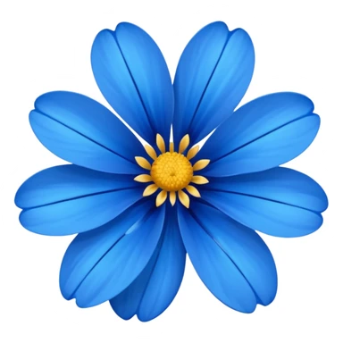 Flor azul sticker