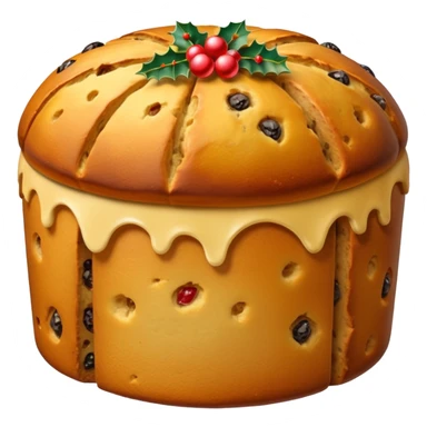 Christmas panettone sticker