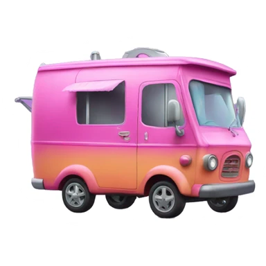 Haunted Barbie dreamhouse Caravan tuk tuk  sticker
