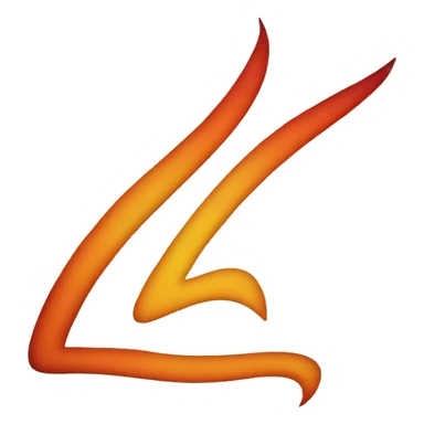 the letter K with flames around it sticker