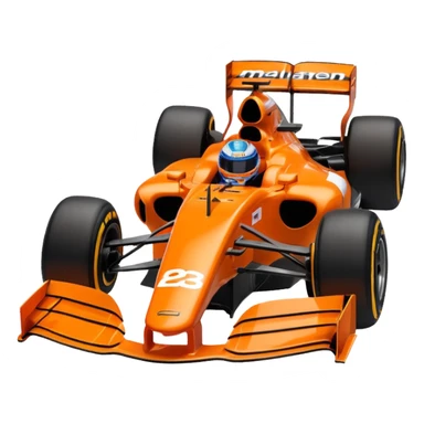mclaren Formula one car sticker