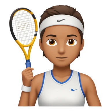 tennis player sticker