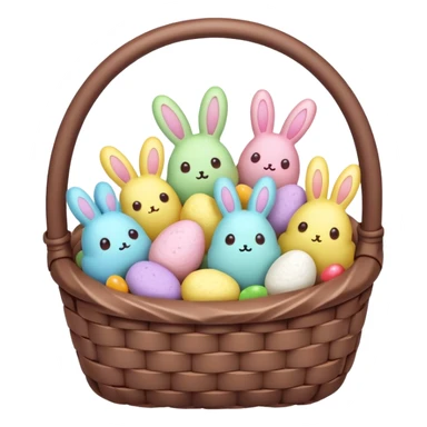  peeps marshmallow easter candy basket kawaii chocolate bunny jelly bean eggs sticker
