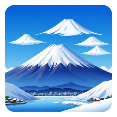 Mount Fuji sticker