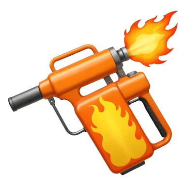 flame thrower sticker