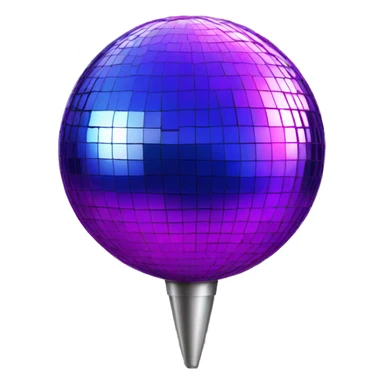 bisexual flag mirrorball sticker