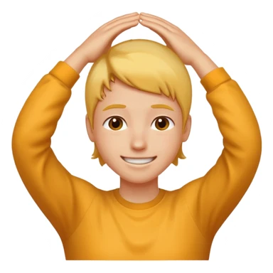 Sweating emoji smiling scratching the back of their head sticker