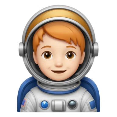 Kid in Astronaut Uniform
 sticker