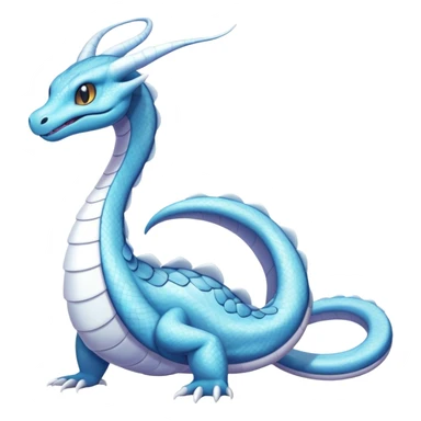 Seviper-Dragonair-Dratini-hybrid, full body, two legs, two hands sticker