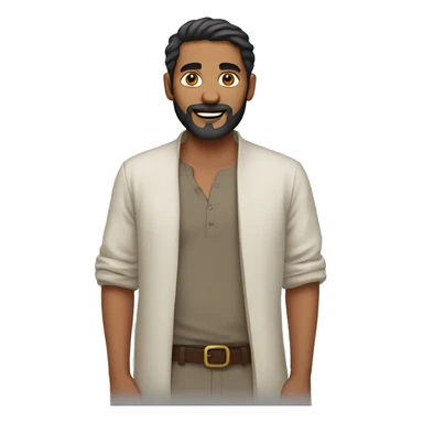 Man with pathan cuture sticker