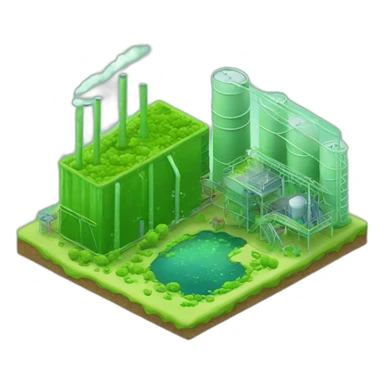 ecological-factory-of-algae sticker