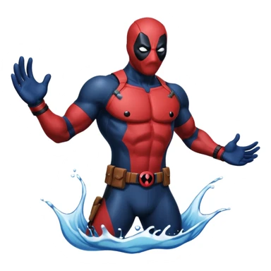 Orca deadpool sticker