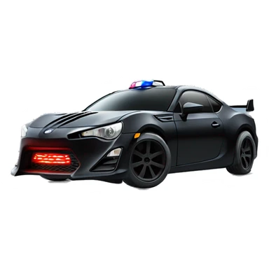 Fr-s Haunted Darth Vader’s ice cube race car with bright white headlights and light saber bumpers  sticker