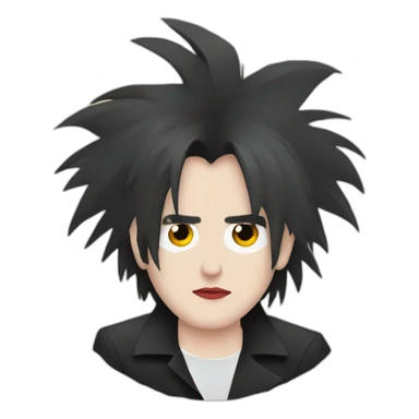 robert smith the cure sticker