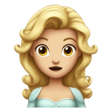 princess angry sticker