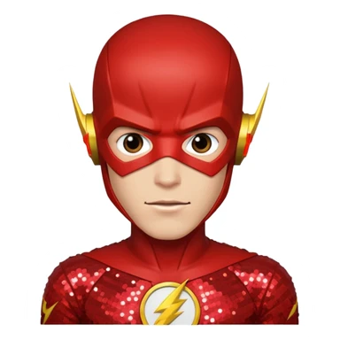 The Flash with Sequin Outfit sticker