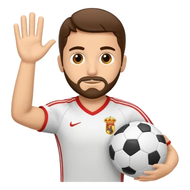 Give me a football playerGive me a Spanish football player sticker