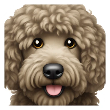  black golden doodle sticker