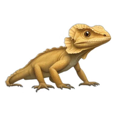 Frilled-necked lizard sticker